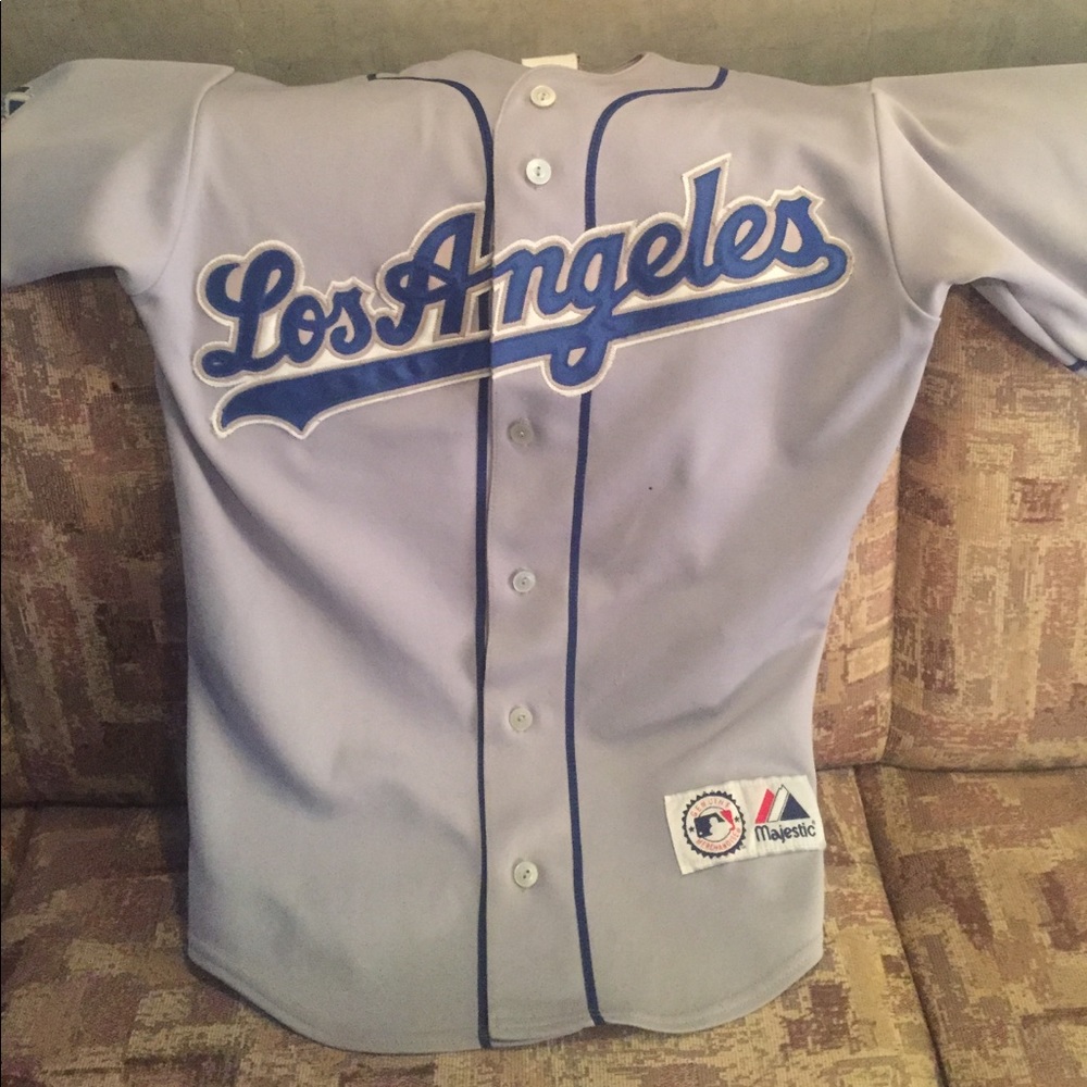 Men’s Small Majestic Dodgers Away Jersey